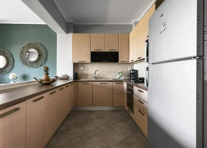 Mediterranee Beachfront Summer House By Luxlikehome * Kalyves Polygyrou